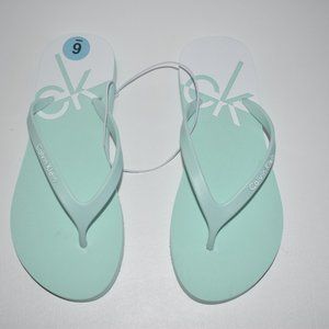 Calvin Klein New Women's Sandals US 6 Pastel Green